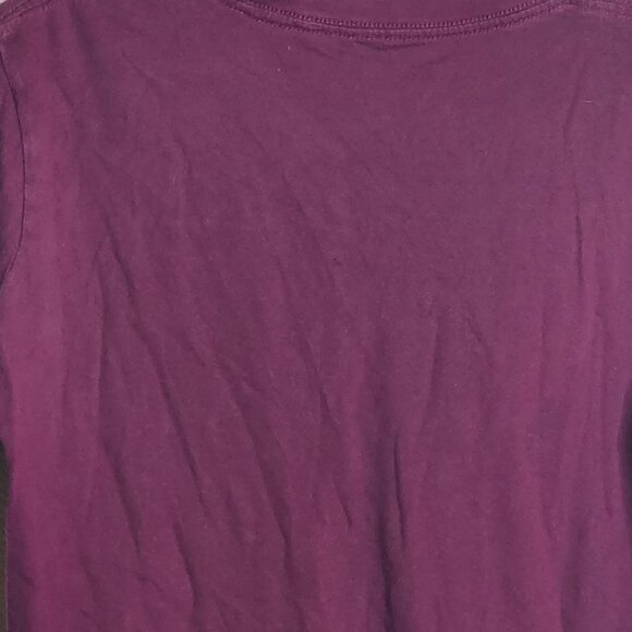 Levi Strauss & Co. Maroon Cotton Short Sleeve White Logo Kids Tee Size L 16/18 - Picture 9 of 16